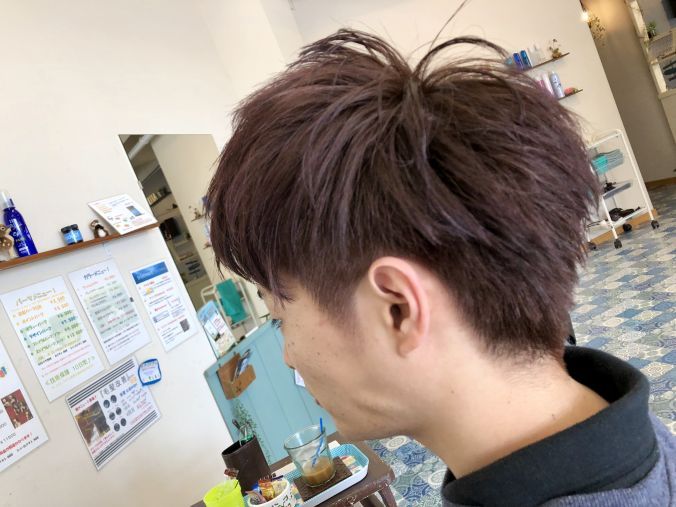ヘアスタイル メンズ ツーブロック Hair Art Aill 沖縄県 沖縄市 うるま市のヘアサロン 美容室 の検索 予約はナチュラルビューティ