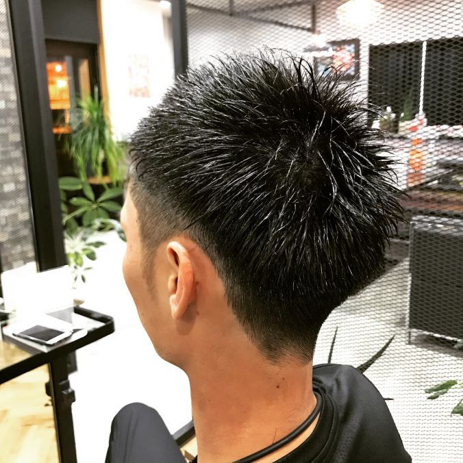 ヘアスタイル メンズショート Tajisas Hair 福山市 松永 東